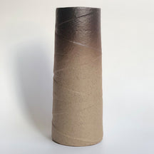 Langwerpige Keramische Vaas - Zwart Bruin C: 19 cm × Ø 6 cm