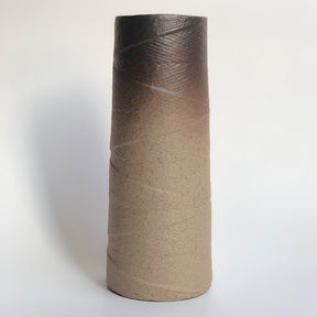 Langwerpige Keramische Vaas - Zwart Bruin C: 19 cm × Ø 6 cm